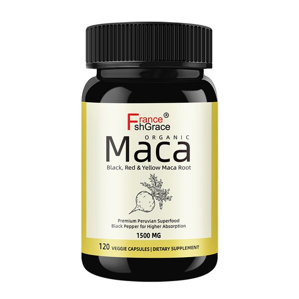 Maca Root Capsules - Stamina Libido Fertility Mood Energy Support
