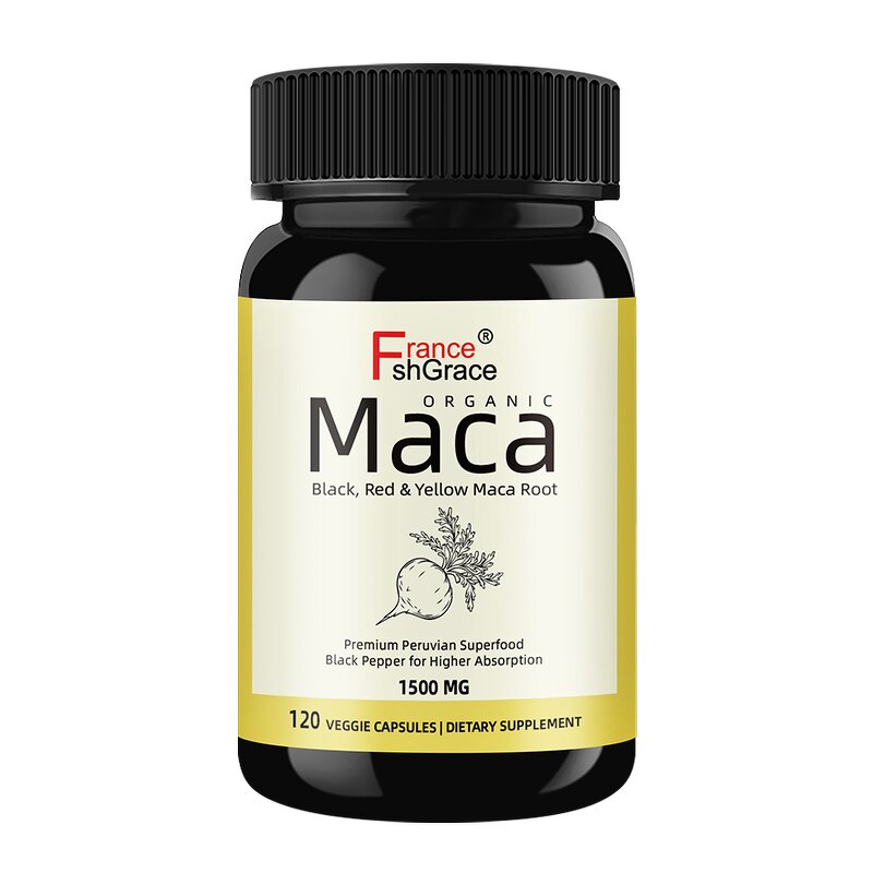 Maca Root Capsules - Stamina Libido Fertility Mood Energy Support