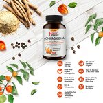 Ashwagandha Capsules - Stress Mood Antioxidant Support Men Women