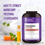 Omega 3 Fish Oil - High DHA EPA Natural Supplement Softgel Capsules