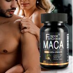Maca Root Capsules - 1500mg Black Red Yellow Peruvian Penis Enlargement