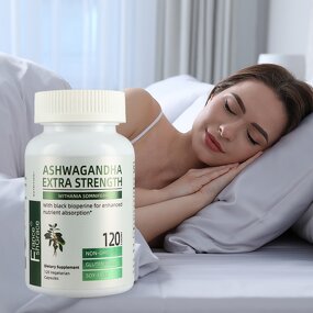 Ashwagandha Capsules - Organic Immune Health Natural Calm Men Women