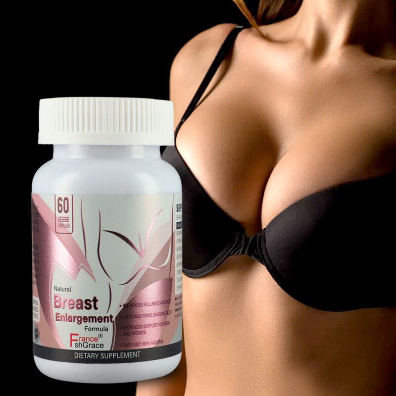 Breast Enhancement Capsules - 60 Count Estrogen Supplement Men Women Customized