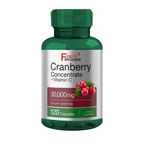Cranberry Concentrate Capsules - 30000mg Vitamin C 120 Count Supplement