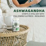 Ashwagandha Capsules - Organic Immune Health Natural Calm Men Women
