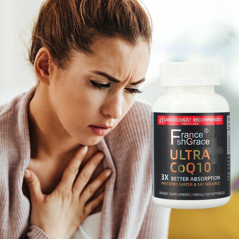 Ultra CoQ10 Softgels - 120 Count Organic Heart Health Men Women