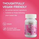 Vitamin B12 Tablets - Cherry Flavor Custom Logo Non-GMO Lab Tested Wholesale