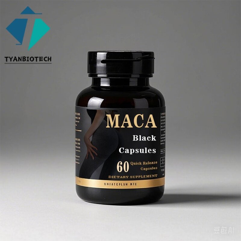 Black Maca Root Capsules - OEM 10000mg High Quality Herbal Supplement