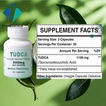 TUDCA Capsules - Factory Supply 500mg Tauroursodeoxycholic Acid Supplement