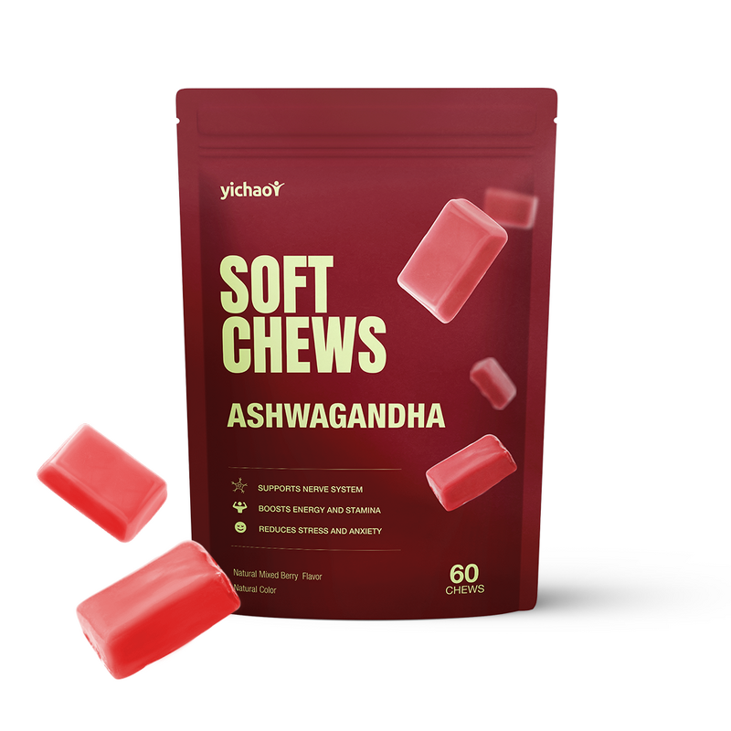 Ashwagandha Soft Chews Manufacturer - Vegan Gummy for Calm & ODM OEM