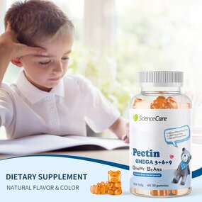 Omega 3-6-9 Gummy Manufacturer - Pectin Candy Bears for Kids & Private Label