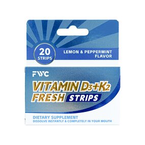 Vitamin D3 K2 Oral Strips Manufacturer - Sugar Free Mint Film for Bone Health & Private Label