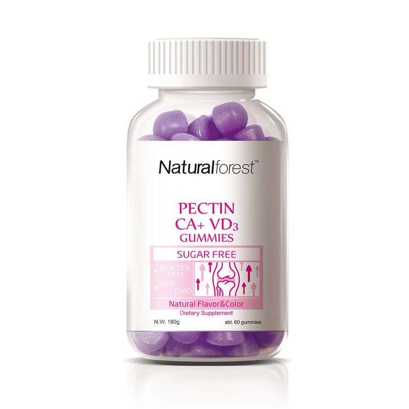Calcium Vitamin D3 Gummy Manufacturer - Pectin Sugar-free for Adults & Private Label