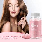 Hair Skin Nail Gummy Manufacturer - with Biotin for Women Beauty