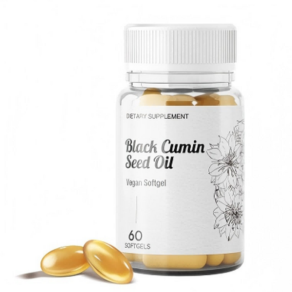 Black Seed Oil Capsule Manufacturer - Vegan Softgel for Adults