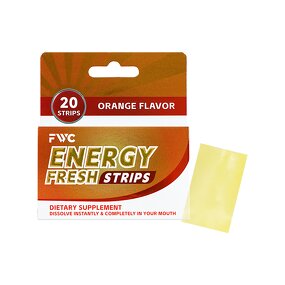 Caffeine Oral Strips Manufacturer - Energy Mint Candy ODF & Customized Label