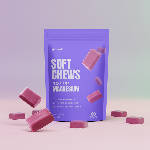 Magnesium Citrate Soft Chews Manufacturer - Sugar Free Vegan Gummy & ODM
