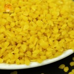 China Factory Wholesale Refined Yellow Beeswax Granules Bulk Supply