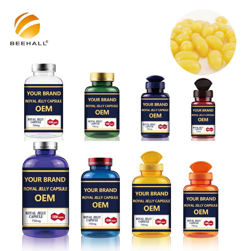 Royal Jelly Manufacturer Natural Organic Royal Jelly Soft Capsules Quality Assurance