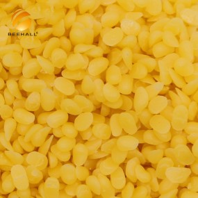 China Factory Wholesale Refined Yellow Beeswax Granules Bulk Supply