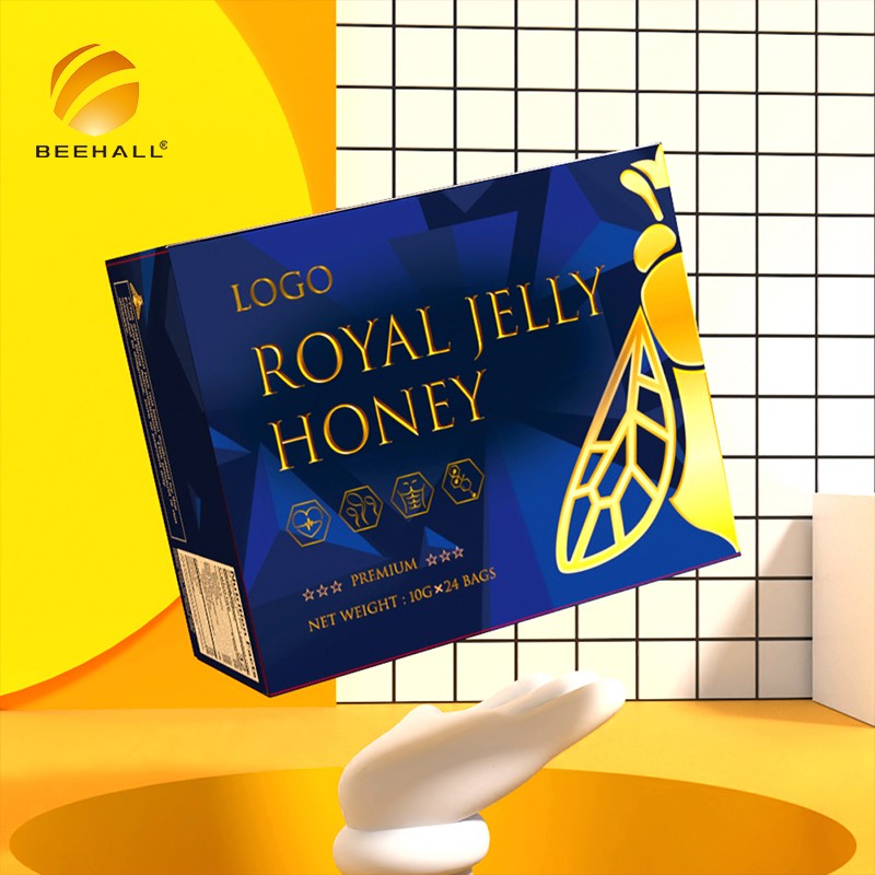 Health Products Exporter Hot Sale Custom Logo Honey with Royal Jelly ODM