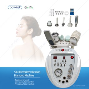 Professional Dermabrasion Factory - BOWKET 5 in 1 Diamond Glow Facial Device Home Use Desktop