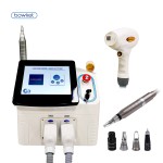 Q Switch Laser Factory - Aesthetics Painless 2 In1 Tattoo Removal 755 808 1064 Diode Laser