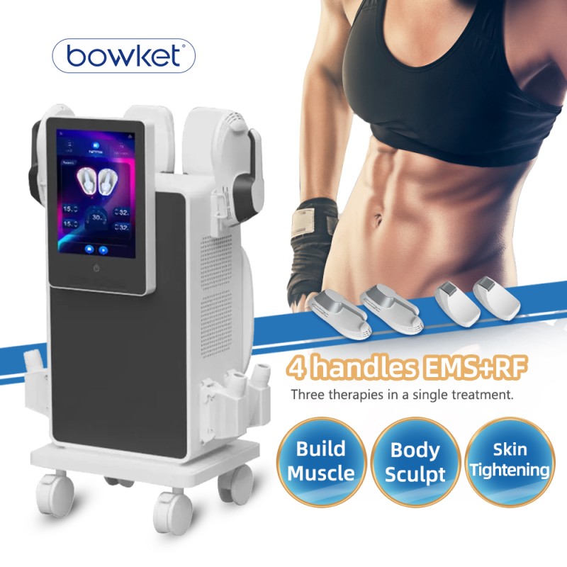 Portable EMS Machine Factory - Bowket RF Ems Slim Home Use ABS Skin Tightening Firming Whitening