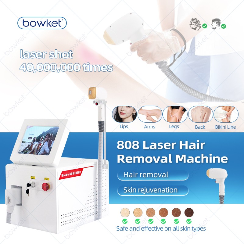 808nm Laser Manufacturer - Portable Hair Remover Machine Bowket Breast Massager for Women