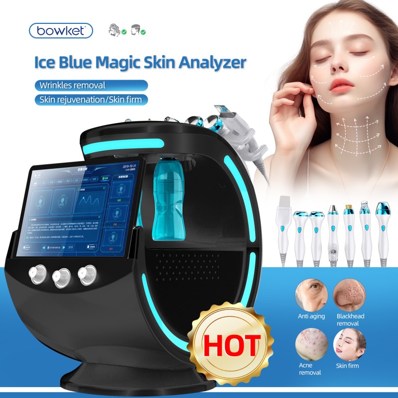 Standing Facial Machine Factory - Bowket Hydro Facial with Skin Analyzer US Plug Skin Care
