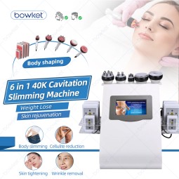 Ultrasonic Slimming Manufacturer - BOWKET 6 in 1 Cavitation Cellulite Reduce Face Sculpting Tool