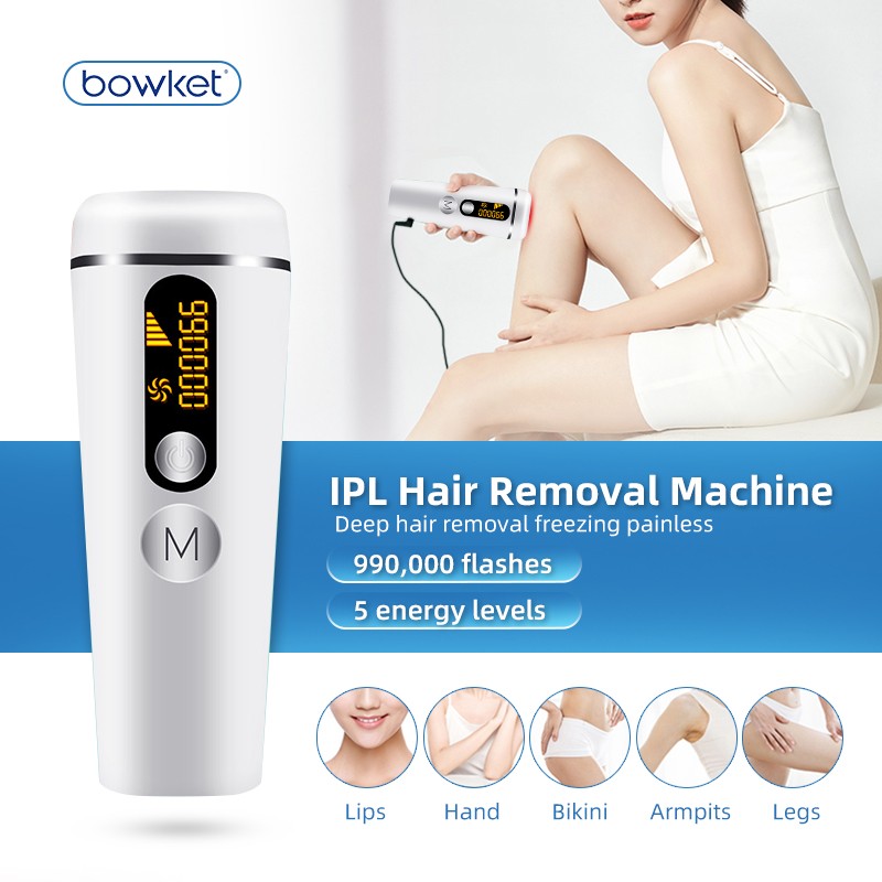 Portable Hair Removal Factory - BOWKET Mini Handheld IPL and Laser Technology for Home Use