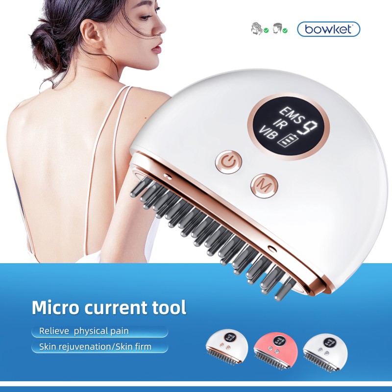 Electric Meridian Brush Manufacturer - BOWKET EMS Microcurrent for Facial Lymphatic Massage Home Use