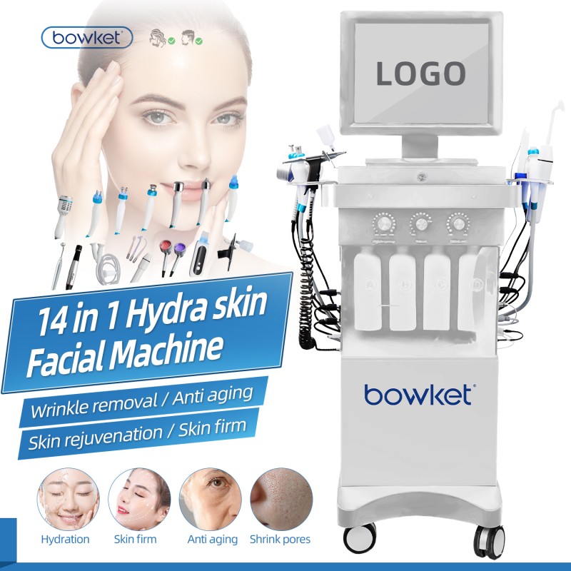 Anti Aging Machine Manufacturer - New Product 14 in 1 Hydra Dermabrasion Facial Reduce Age Spots