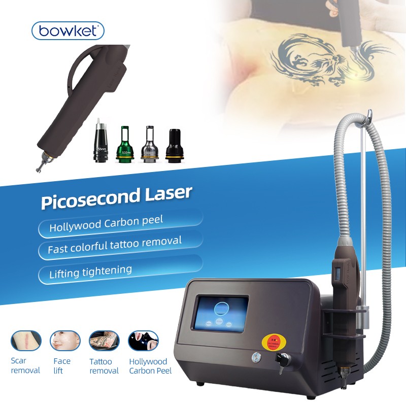 Q-switch Laser Manufacturer - BOWKET Portable ND Yag 755nm 532nm 1064nm Picosecond Therapy