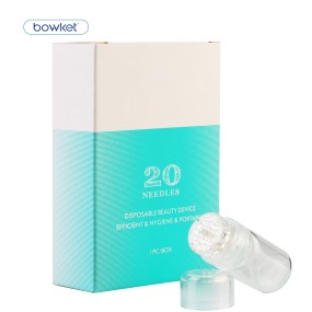 Hydro Stamp Roller Factory - BOWKET 20 Needles Micro Needle Derma Stamp for Skin Whitening Face