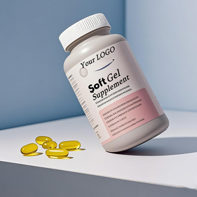 Astaxanthin Softgel Capsules - Private Label 1000mg Omega 3 EPA DHA Krill Oil