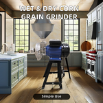 Corn Grinder Milling Machine Manufacturer - Commercial 220V Wet Dry for Home Use Flour Mill