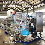 Milking Machine Manufacturer - Portable 25L SS304 Automatic Vacuum Pump for Cows and Goats