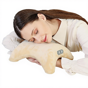 Nap Pillow Manufacturer - Student Office with Neck & Waist Support Vibration Heat Therapy Portable for Car
