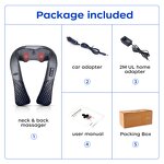 2025 Electric Neck Massager - Shiatsu Heat Deep Tissue Muscle Relaxation