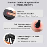 Octopus Head Massager - 20 Claw Silicone Cordless 360° Scalp Relax Tool