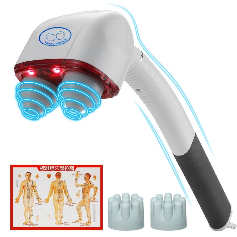 Dual-Head Massage Hammer - 2026 Heating Stick Portable Vibrating Manual Tool