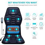 2025 Massage Cushion - Rechargeable Shiatsu Kneading Car Seat Heating Tool