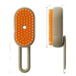 CE Dragon Pet Brush - 3-in-1 Charging Mist Massager De-shedding Steam Cleaner