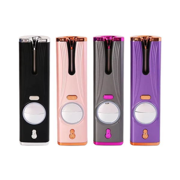 CE Cordless Curler - USB Charging Automatic LCD Temperature Display Styling Tool