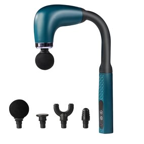 Full Body Massage Gun - CE Quiet Bent Head Design Gym Muscle Relaxation Tool