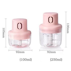 Food Chopper Manufacturer - Automatic Mini Press Intelligent Electric Garlic Machine Wireless 100/250ml