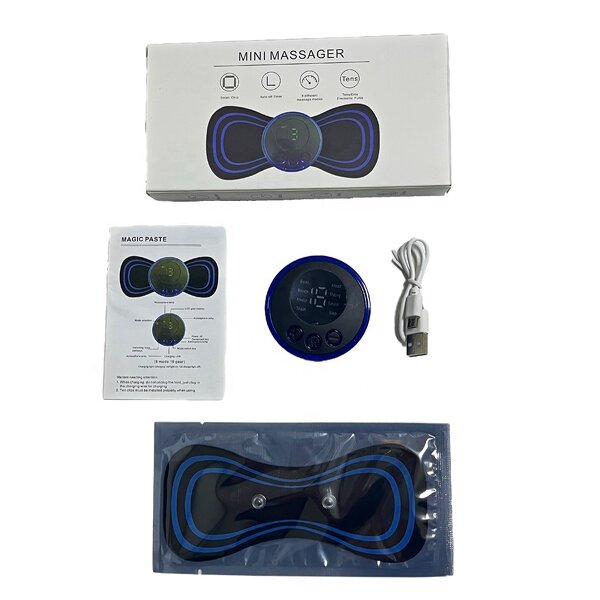 Massager Sticker Manufacturer - EMS Pulse Mini Electric Cupping for Shoulder Leg Cervical Muscle