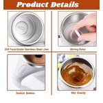 Coffee Mug Manufacturer - Stainless Steel Insulated Auto Magnetic Automatic Self Stirring Cup Mixing